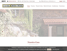 Tablet Screenshot of casarosinda.com